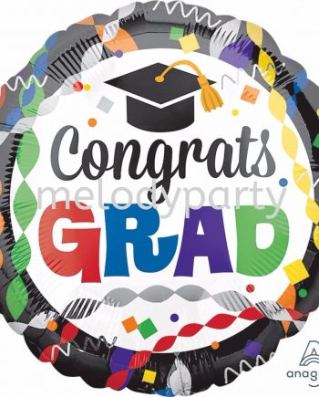 GRADUATION ROUND FOIL BALLOON