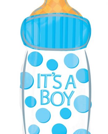 NEW BABY BOY BOTTLE BALLOON