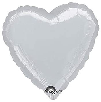 SILVER HEART 18''