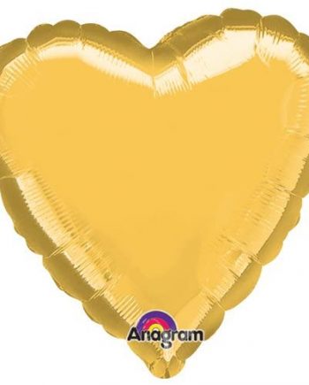 GOLD BIG HEART 32''