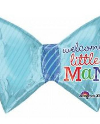  WELCOME LITTLE MAN FOIL BALLOON 