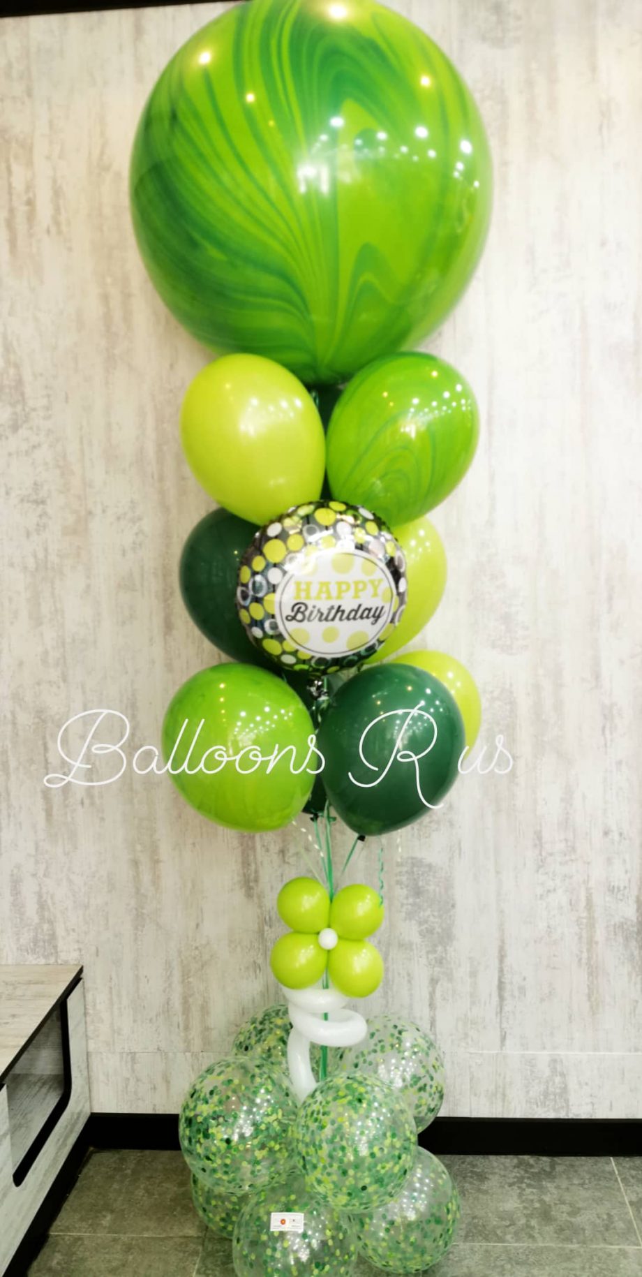 Birthday 2020 Marble Balloons