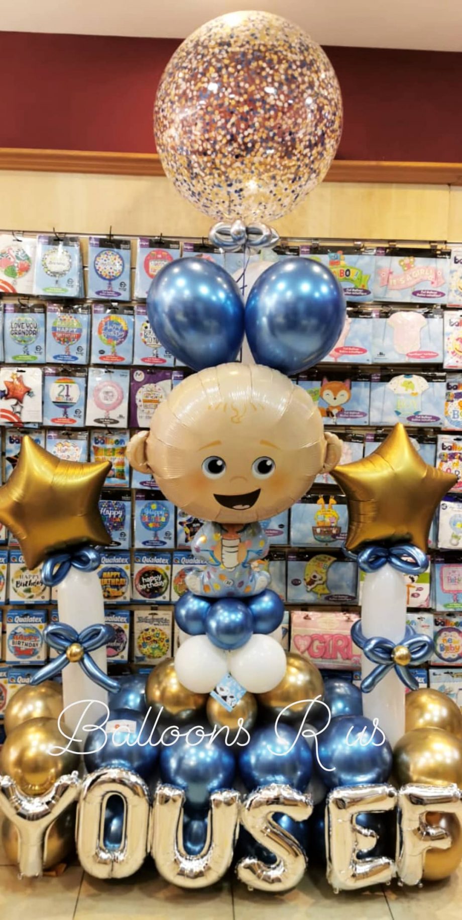 baby boy arrangement