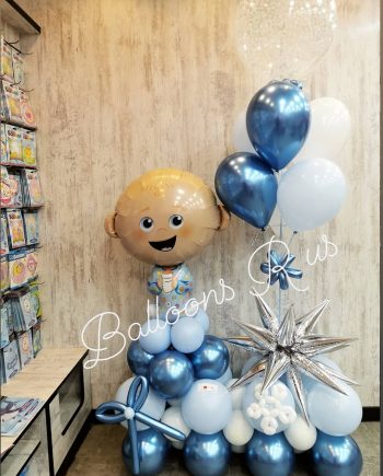 new baby boy arrangement