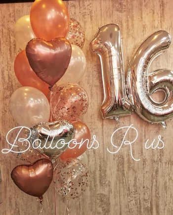 SWEET 16 HELIUM BUNCHES