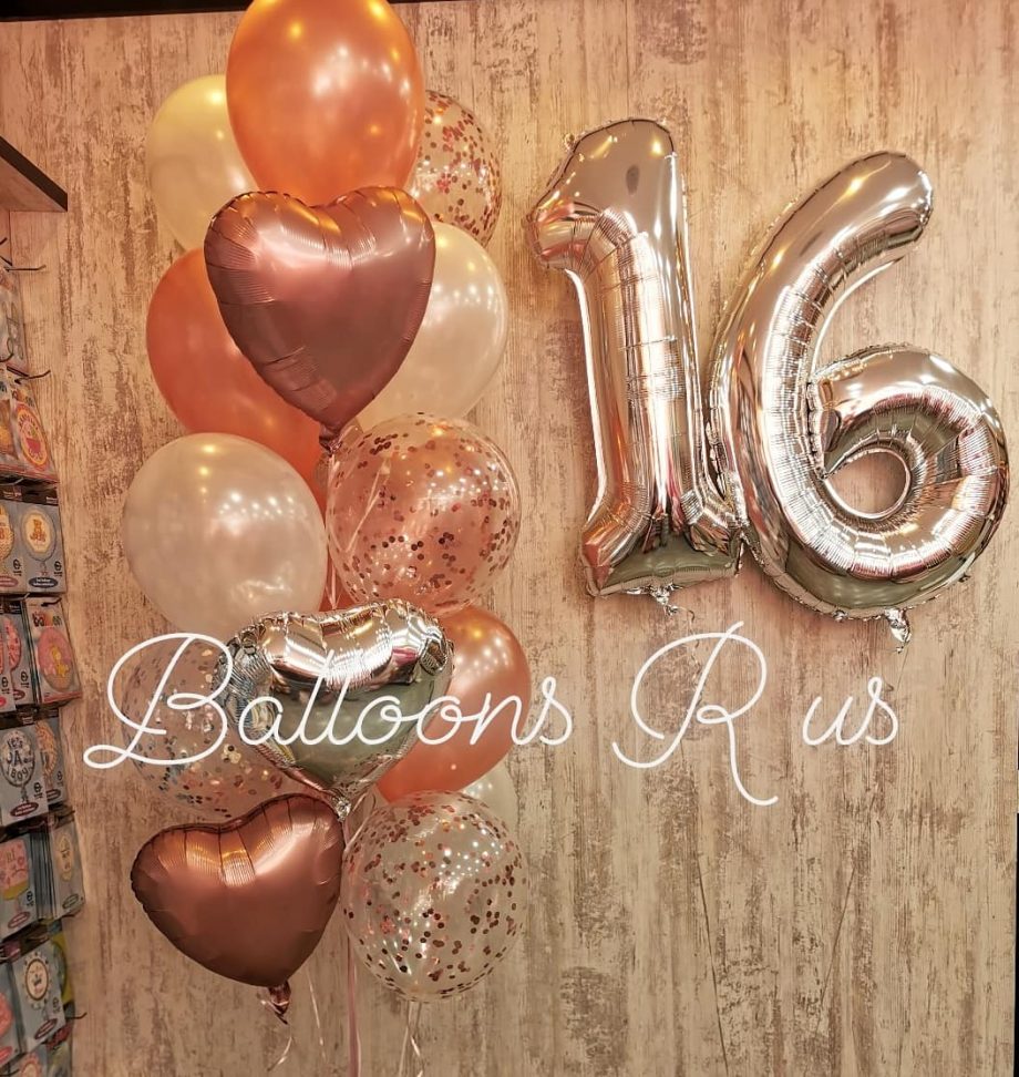 SWEET 16 HELIUM BUNCHES
