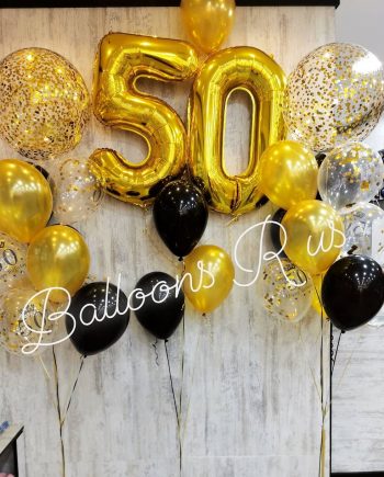 50 years birthday bunches