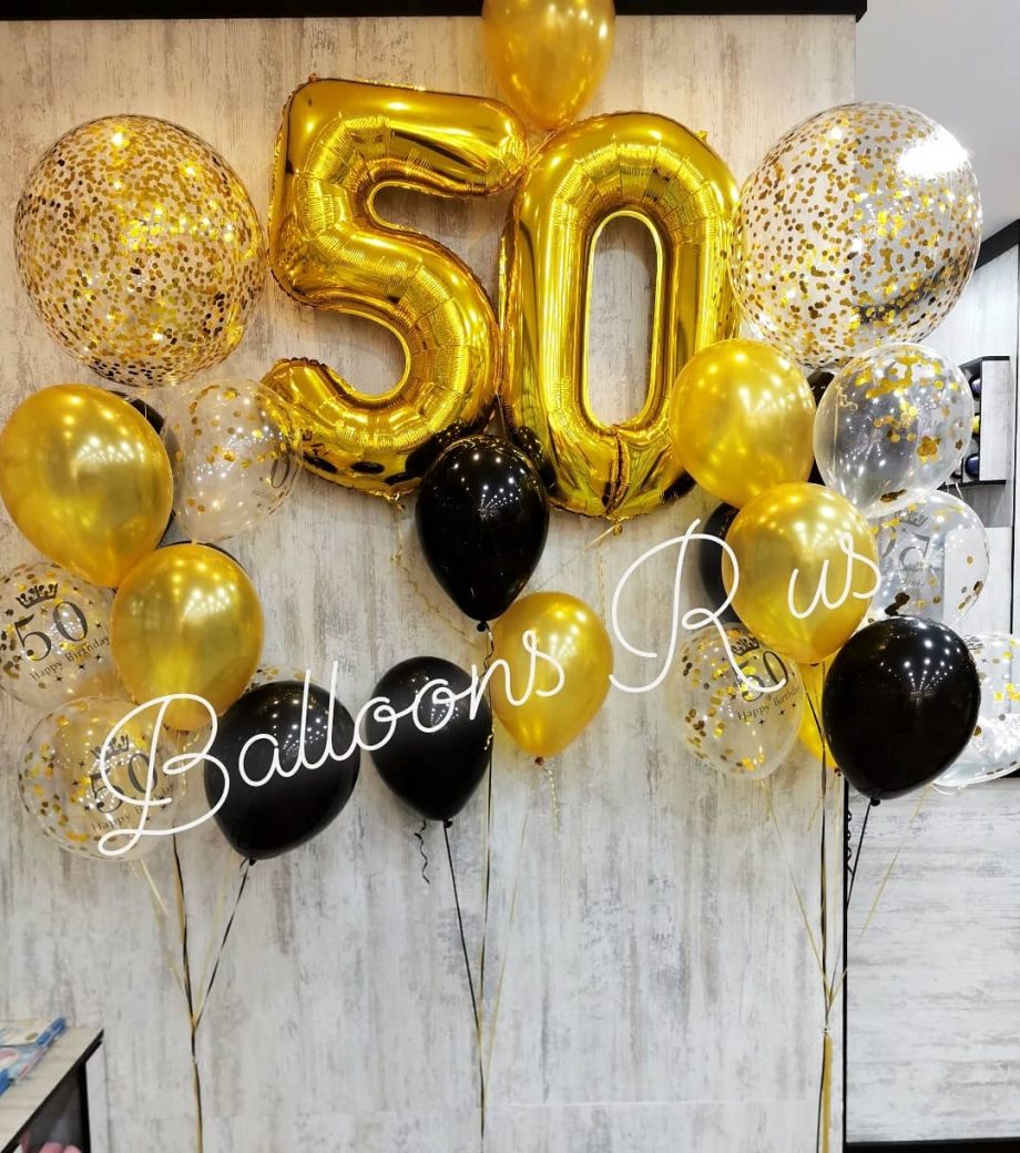 50 years birthday bunches