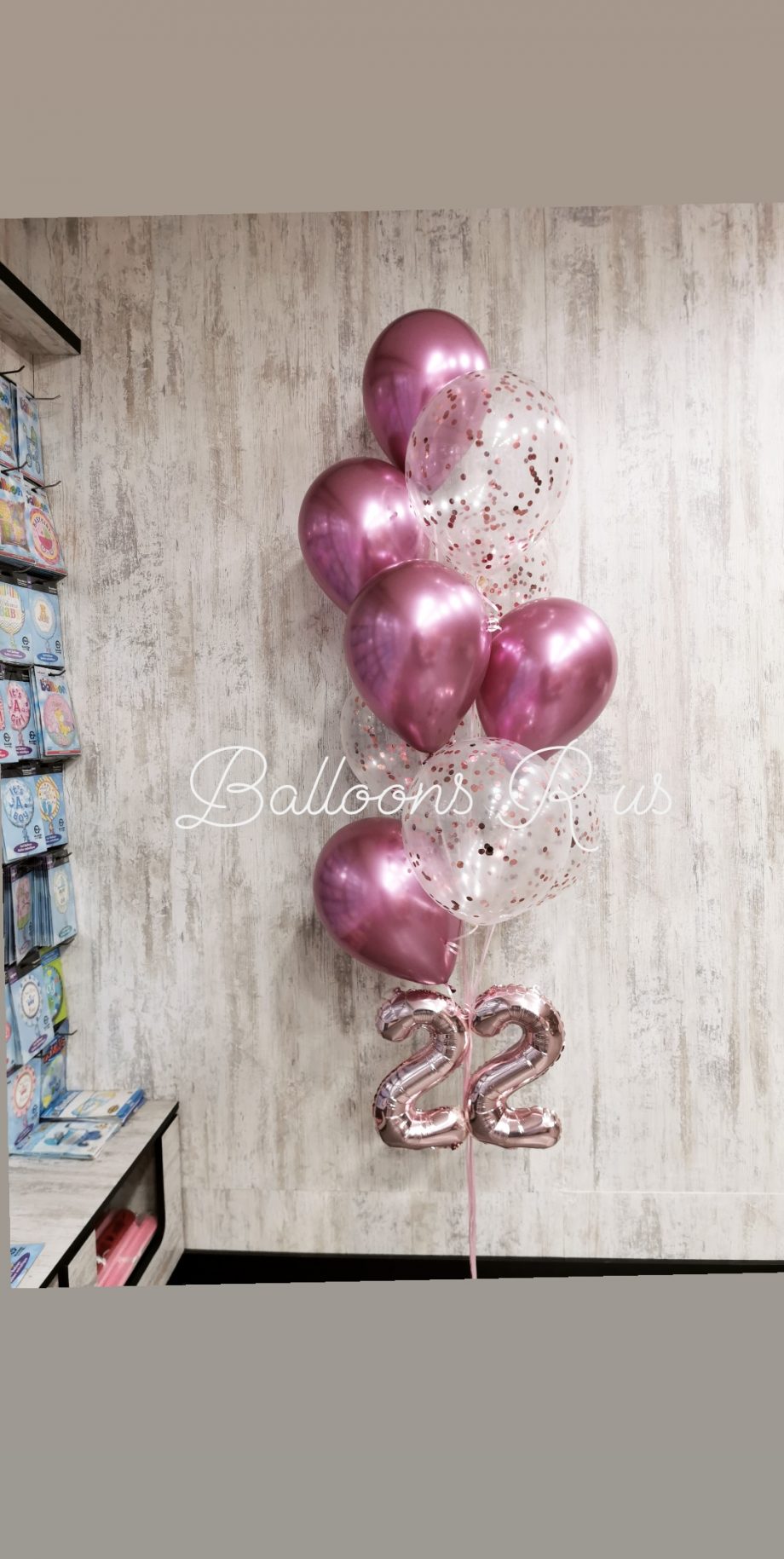 helium balloons with small numbers - Image 2