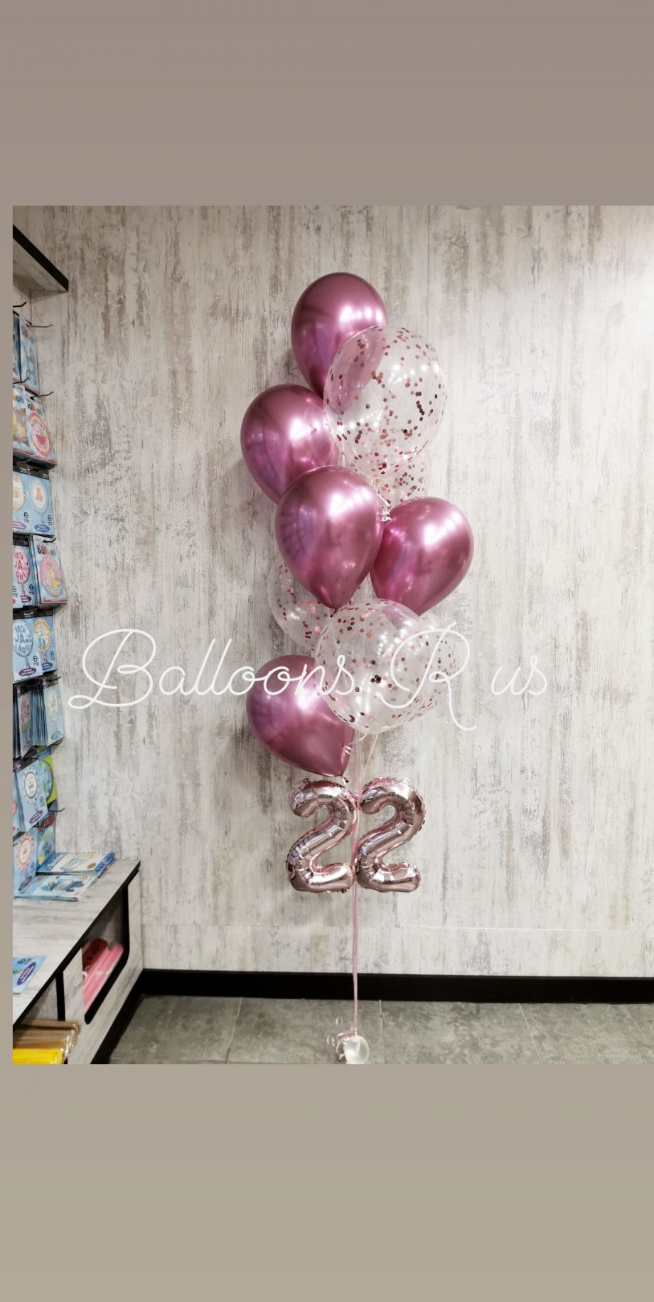 helium balloons with small numbers - Image 3