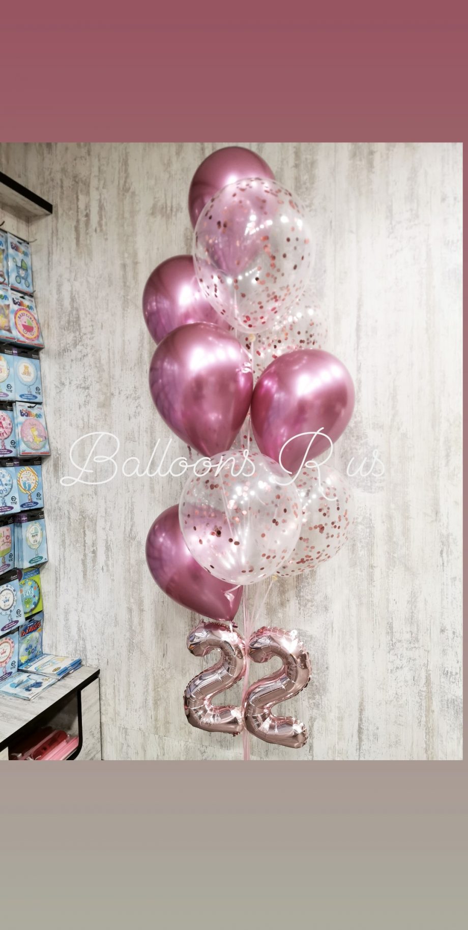 helium balloons with small numbers - Image 5