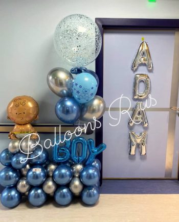 NEW BABY BOY STAND WITH NAME