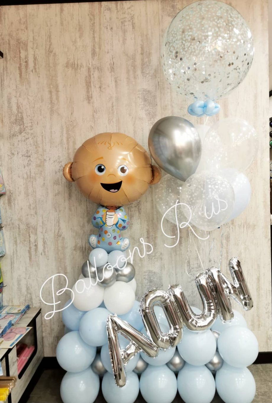 Baby Boy of Confetti and New Baby shape