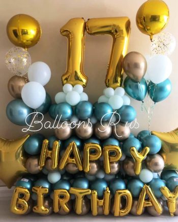 huge birthday arrangement