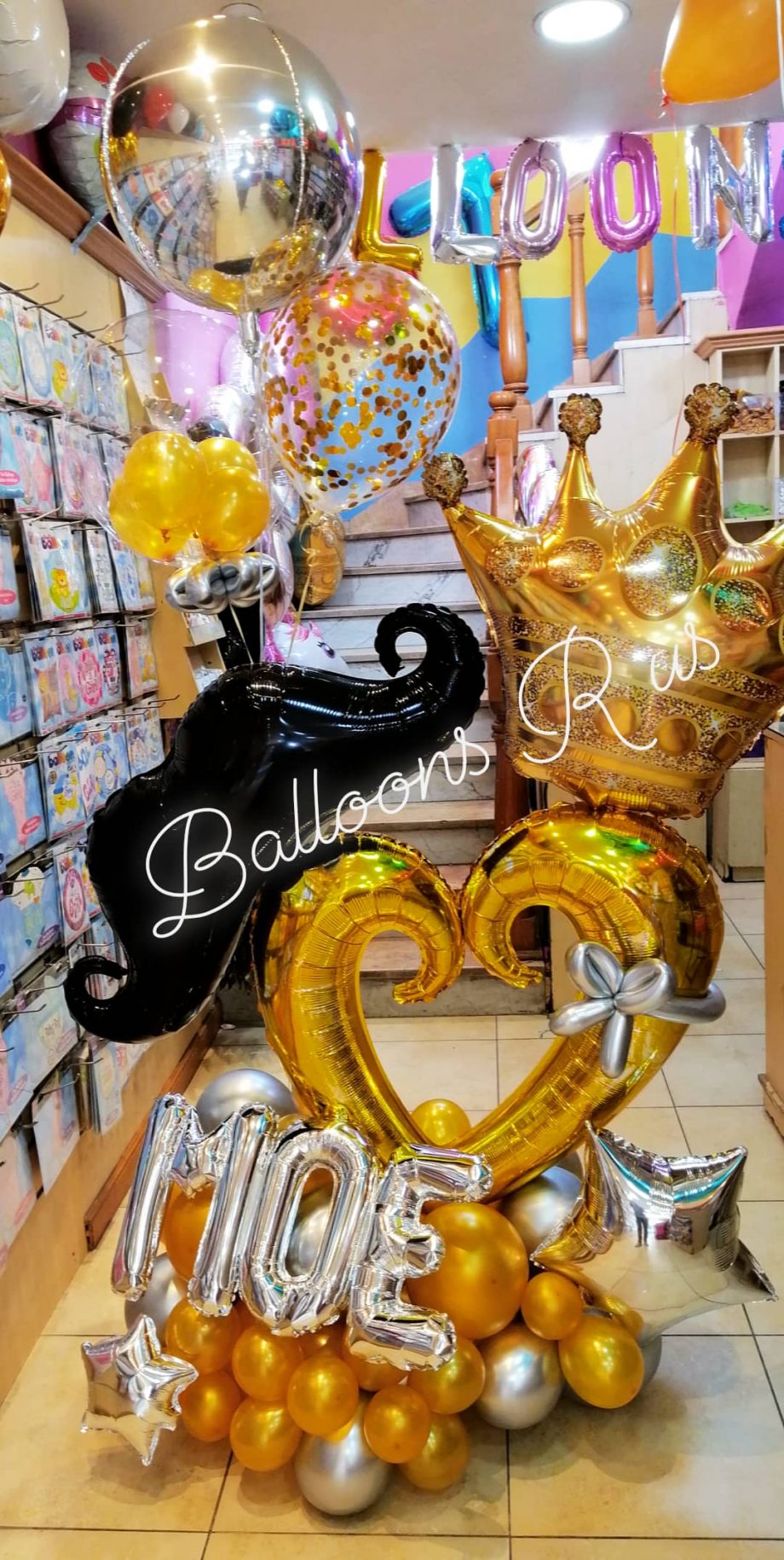 Customized birthday arrangement