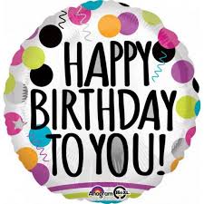 BIRTHDAY FOIL BALLOON 18''