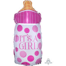 NEW GIRL BOY BOTTLE BALLOON