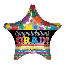 STAR GRAD FOIL BALLOON