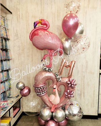 Flamingo Birthday bouquet