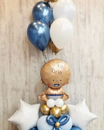 New baby boy arrangement