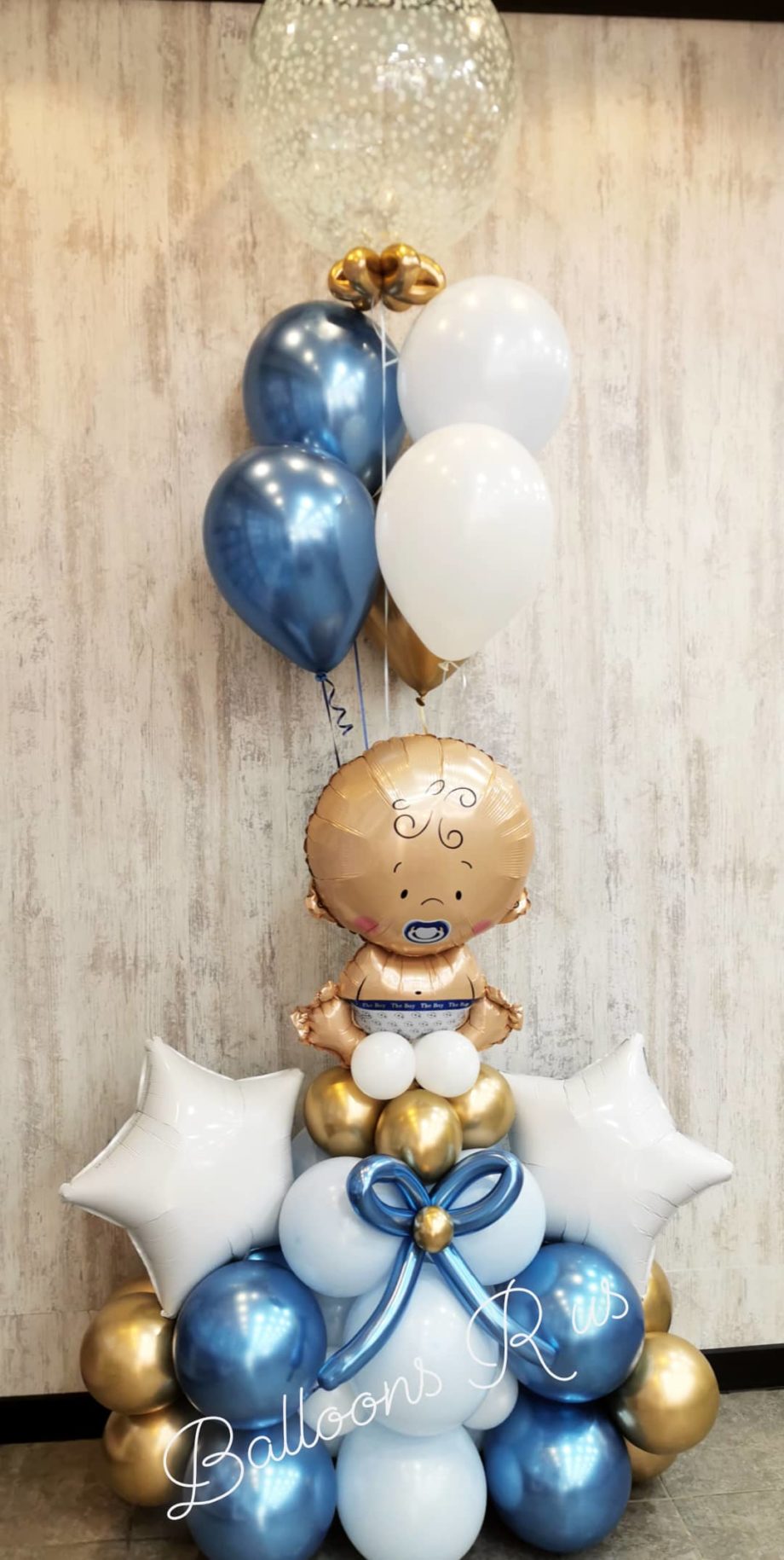 New baby boy arrangement