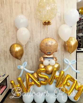 new baby boy arrangement