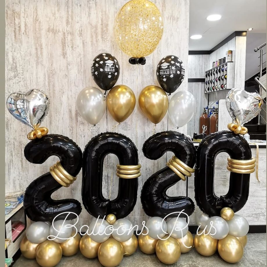 2020 Graduation Stand black & gold