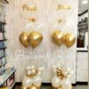 Engagement stands with customized name