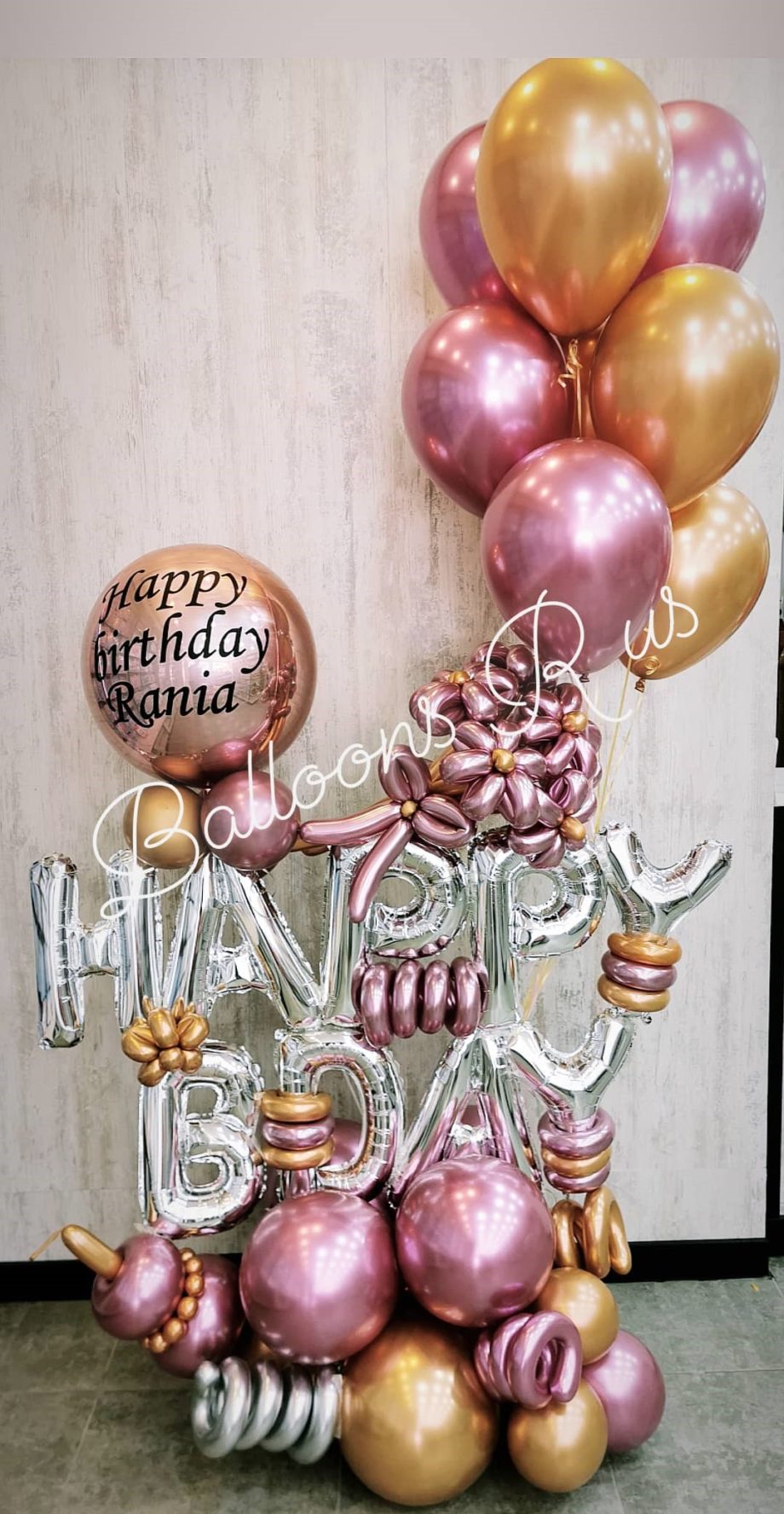 Birthday Chrome Arrangement
