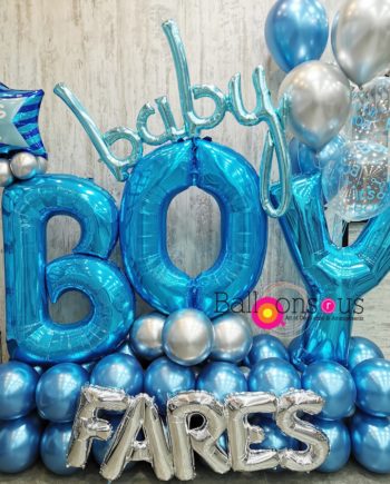 Luxury arrangement for new baby boy