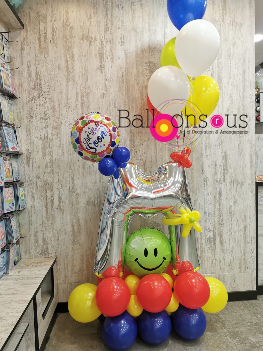 Get Well Soon Balloons Bouquet