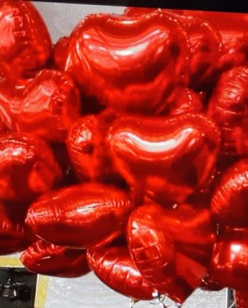 Heart balloon 24 inches inflated with helium (Copy)