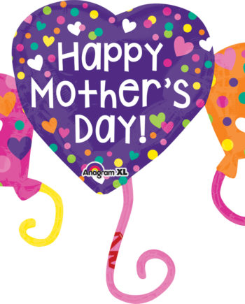 Purple foil large shape balloon