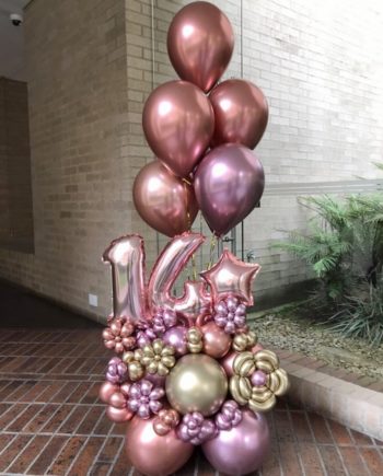 Small Arrangement with chrome colors