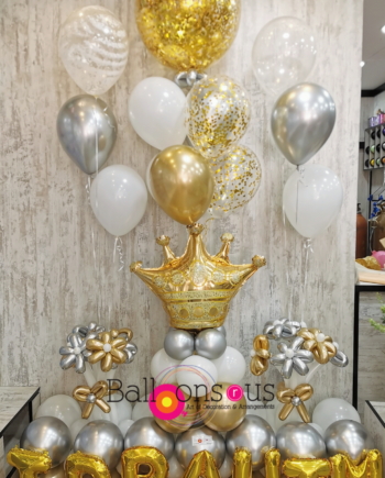 arrangement baby boy with name