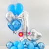 First Birthday Arrangement with customized balloon