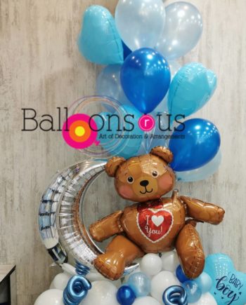 new baby boy arrangement