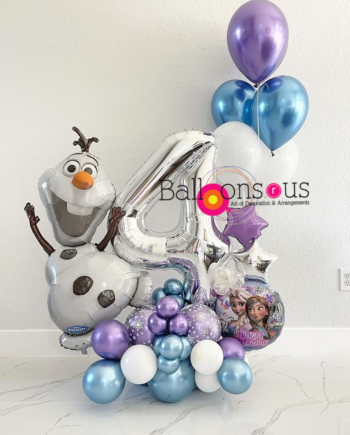 Frozen birthday arrangement