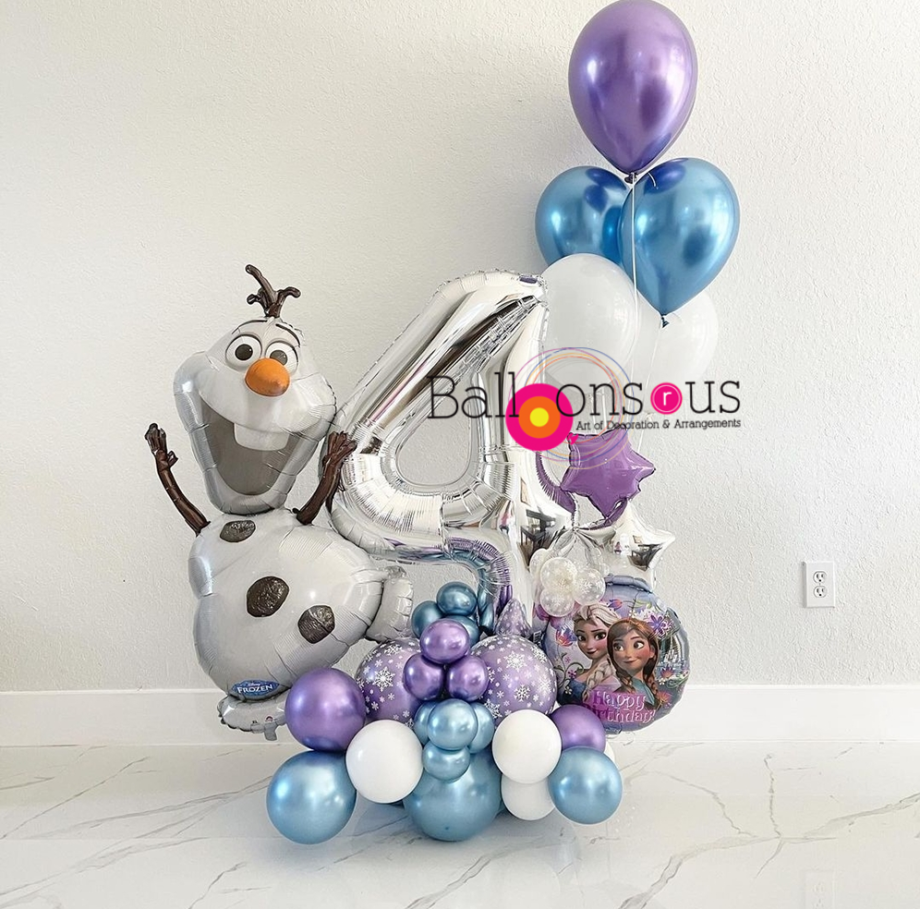Frozen birthday arrangement