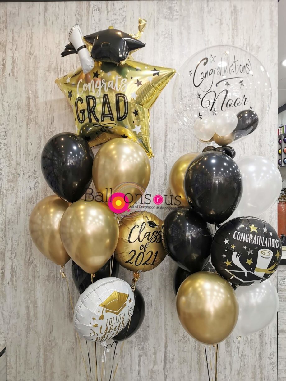 Luxury Graduation Bunches With Customized Name