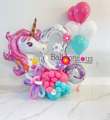 Unicorn arrangement with big number