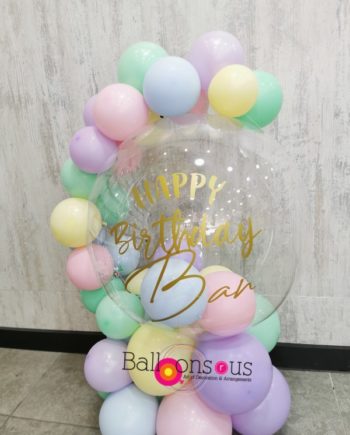 Small Customized Arrangement with pastel colors
