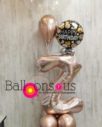 Birthday Stand With Big Letter