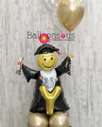 graduation stand with small letter