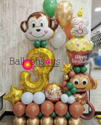Monkey Birthday arrangement