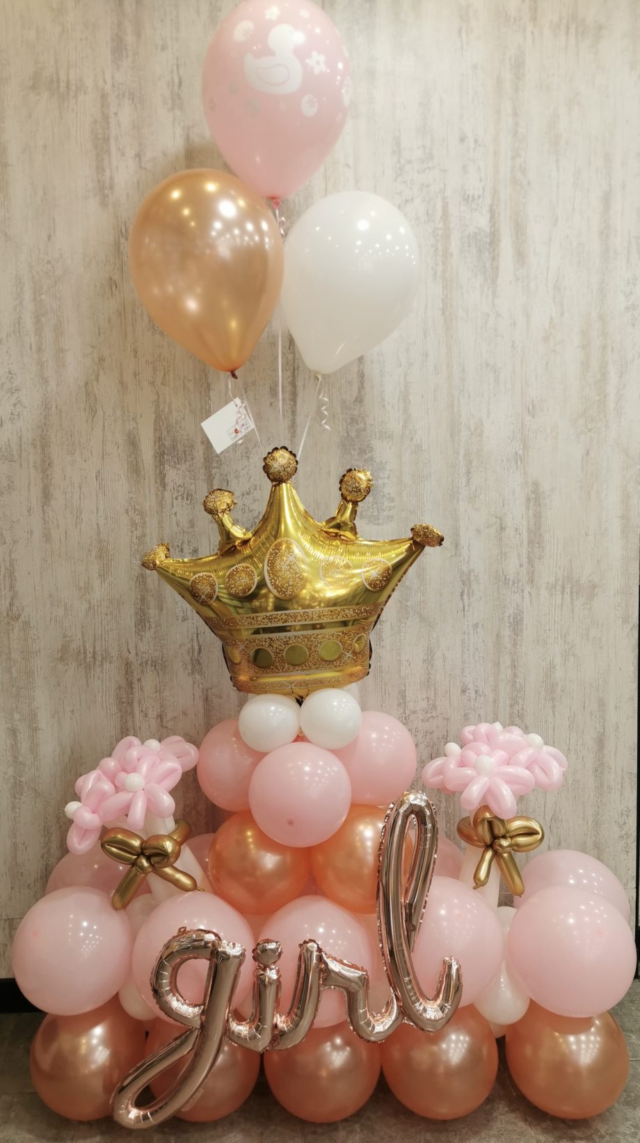 Baby Girl crown Arrangement