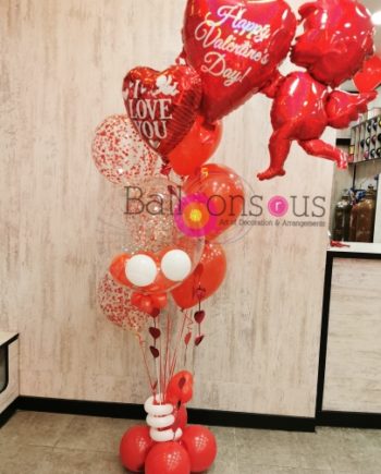 Valentine’s Day Bunche of balloons