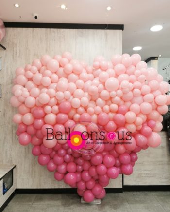 Huge Heart of Balloons