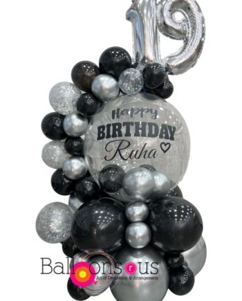 Birthday Arrangement with customized Balloon
