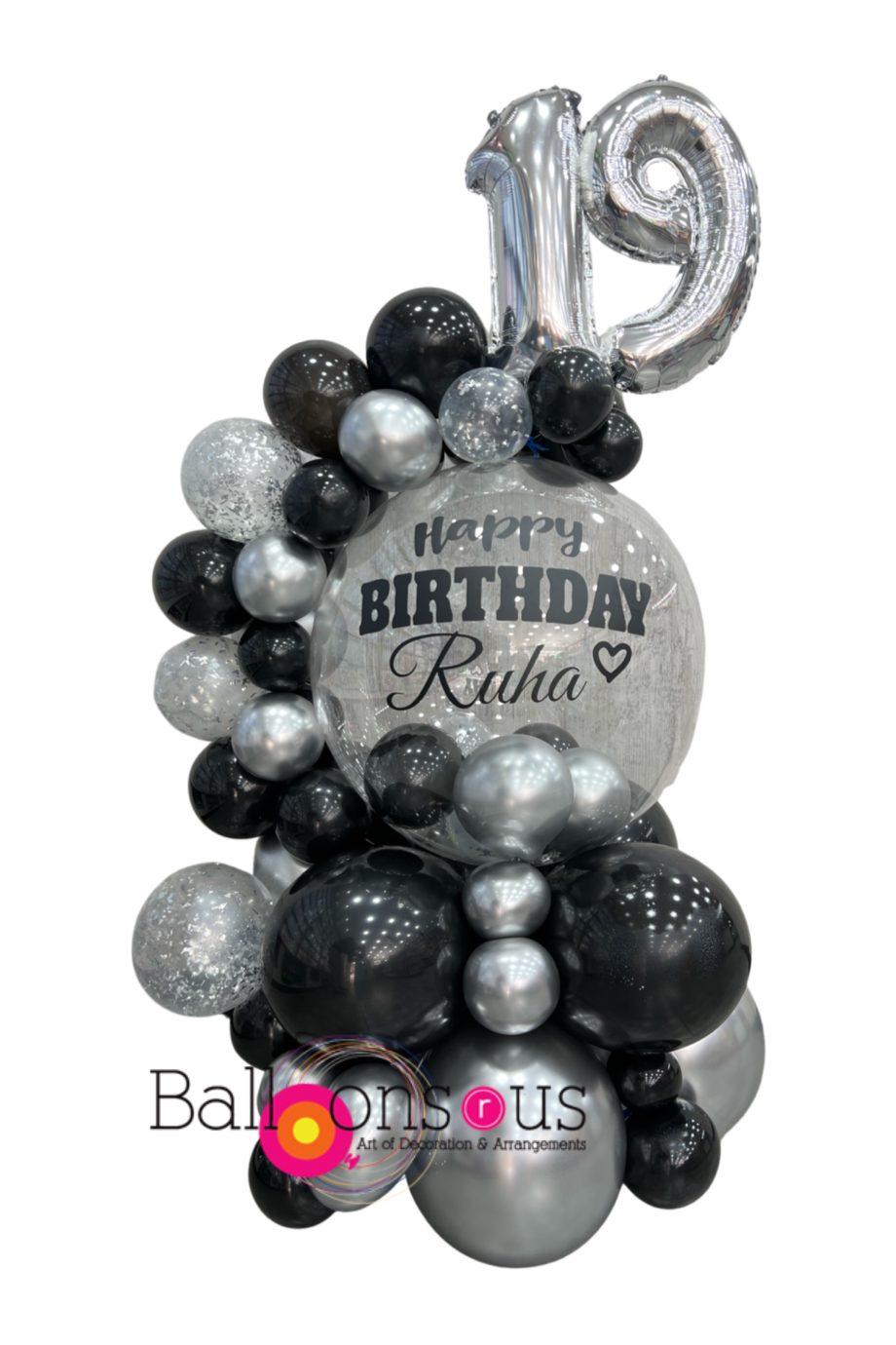 Birthday Arrangement with customized Balloon